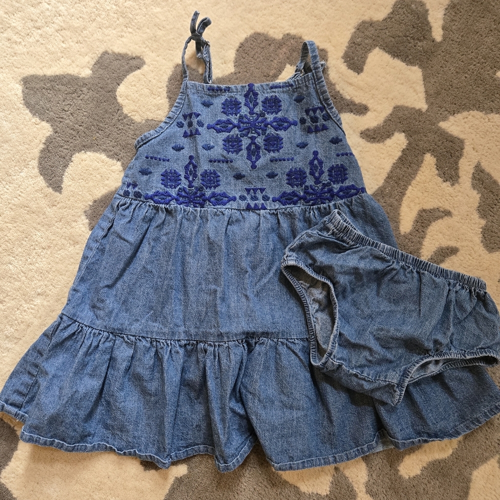 Girls Lucky Denim Outfit